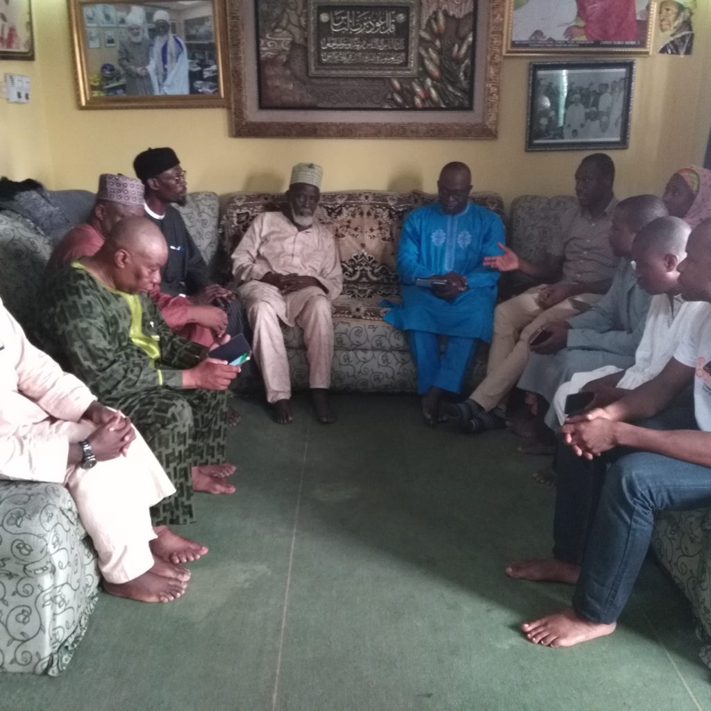 Some executives of IMAGH during the visit to the Chief Imam